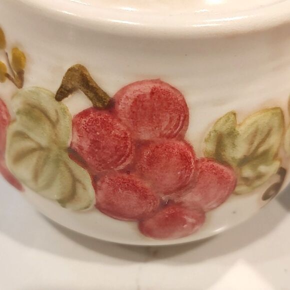 Vintage Pink by Metlox Lidded Sugar and Creamer Set Poppy Trail Vernon Pattern - Picture 6 of 11